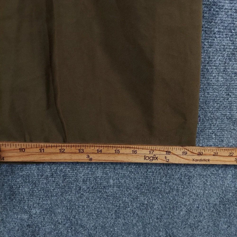 H&M Skirt Womens‎ 6 Brown Straight Knee Length Elastic Waist Pockets Lightweight